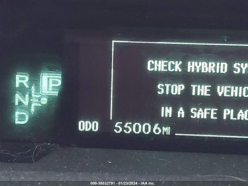 2015 TOYOTA PRIUS FOUR - JTDKN3DU9F1981666