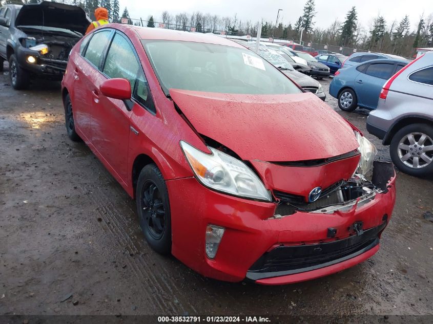 2015 TOYOTA PRIUS FOUR - JTDKN3DU9F1981666