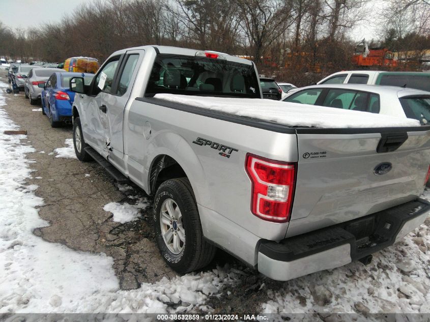 2019 FORD F-150 SUPER CAB - 1FTFX1E51KKC06337