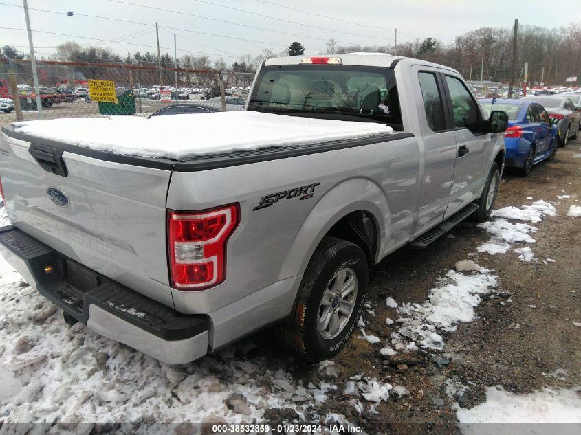 2019 FORD F-150 SUPER CAB - 1FTFX1E51KKC06337