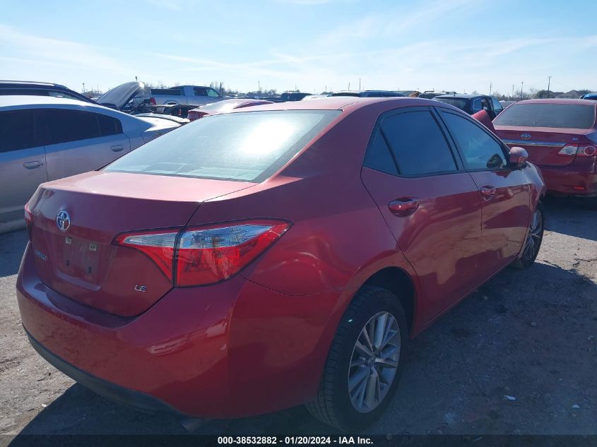 2014 TOYOTA COROLLA L/LE/LE PLS/PRM/S/S PLS - 5YFBURHE7EP147298