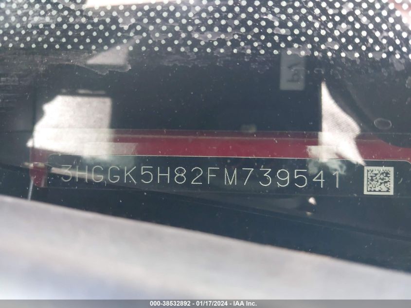 2015 HONDA FIT EX/EXL - 3HGGK5H82FM739541