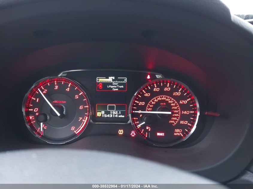 2015 SUBARU WRX LIMITED - JF1VA1J63F9810289