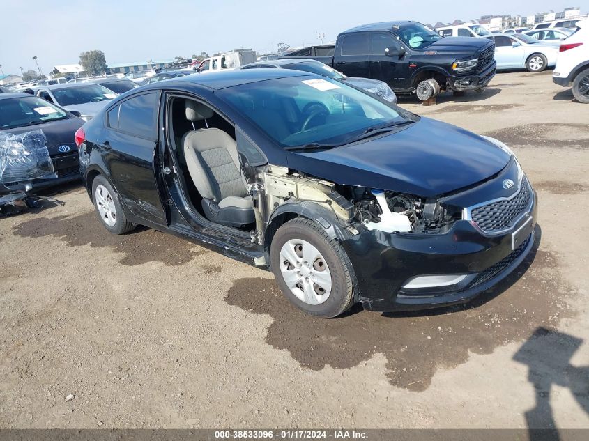 2015 KIA FORTE LX - KNAFK4A67F5301579