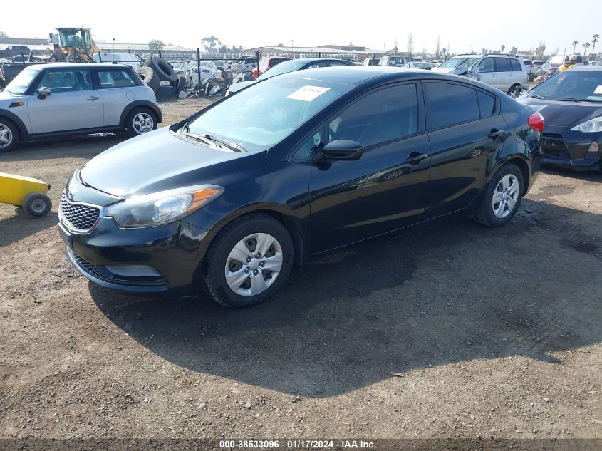 2015 KIA FORTE LX - KNAFK4A67F5301579