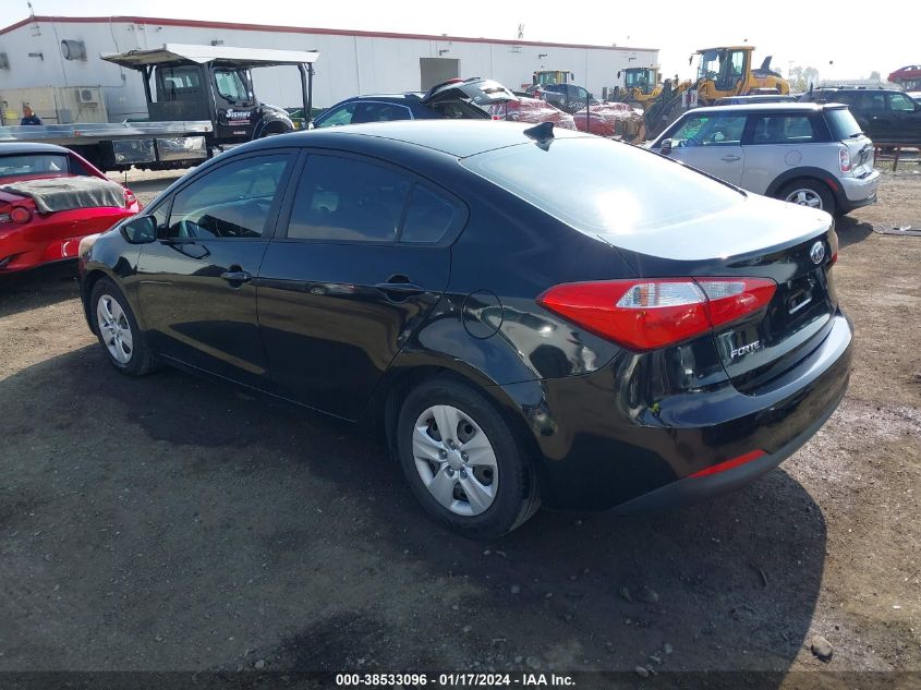2015 KIA FORTE LX - KNAFK4A67F5301579