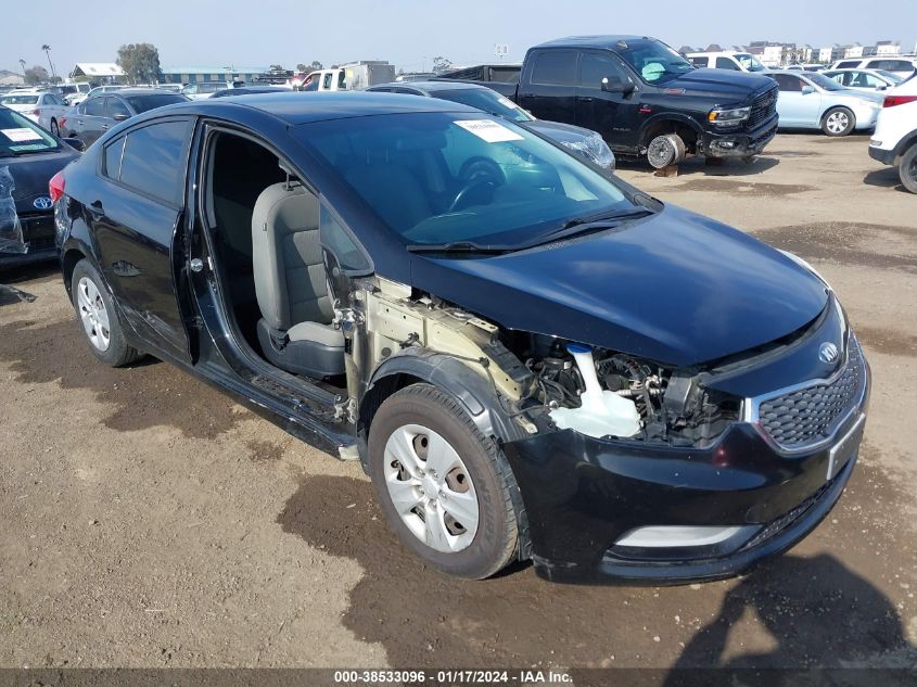 2015 KIA FORTE LX - KNAFK4A67F5301579