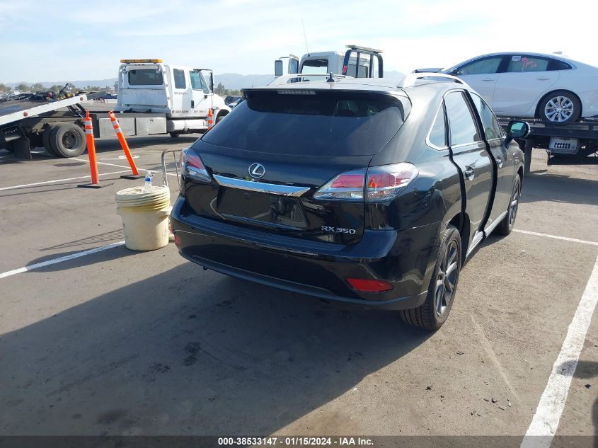 2013 LEXUS RX 350 F SPORT - 2T2BK1BA8DC187235