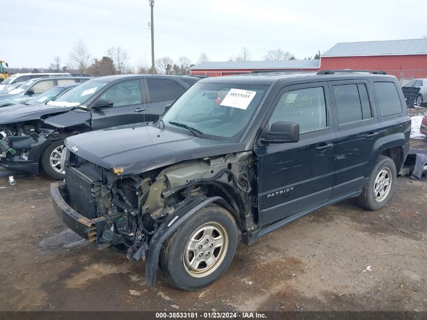 2014 JEEP PATRIOT SPORT - 1C4NJRBB3ED809370