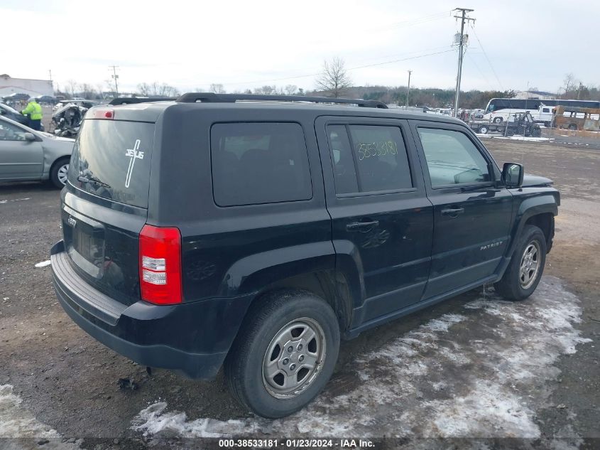 2014 JEEP PATRIOT SPORT - 1C4NJRBB3ED809370
