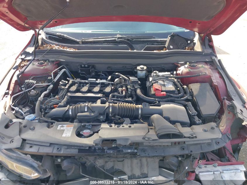 2019 HONDA ACCORD SPORT - 1HGCV1F39KA027217