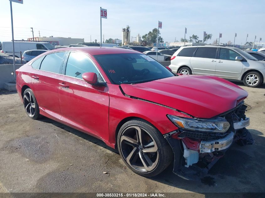 2019 HONDA ACCORD SPORT - 1HGCV1F39KA027217