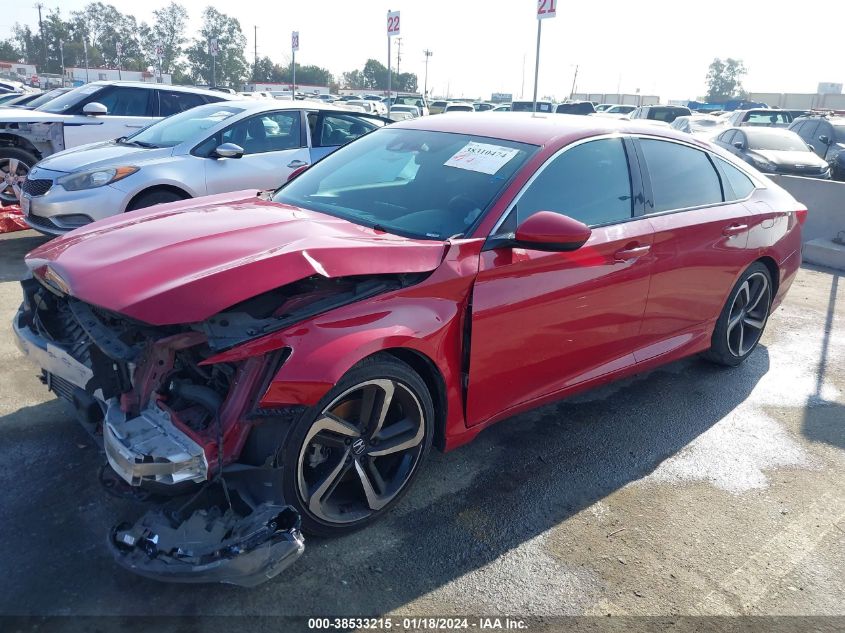 2019 HONDA ACCORD SPORT - 1HGCV1F39KA027217
