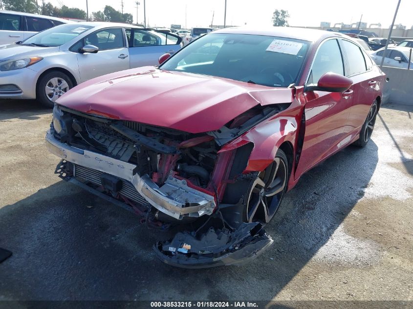 2019 HONDA ACCORD SPORT - 1HGCV1F39KA027217