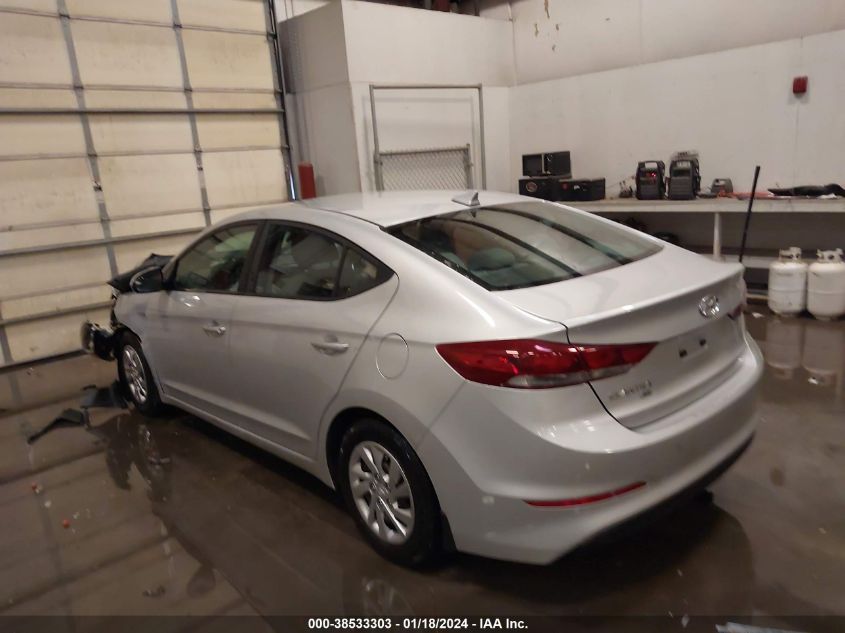 2017 HYUNDAI ELANTRA SE - KMHD74LF3HU429511