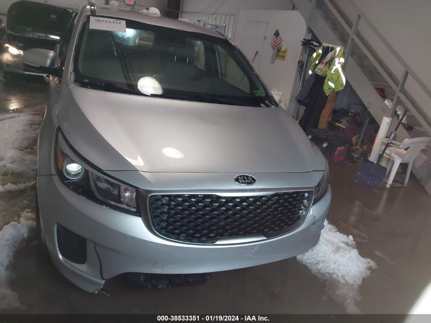2017 KIA SEDONA L - KNDMA5C10H6284996