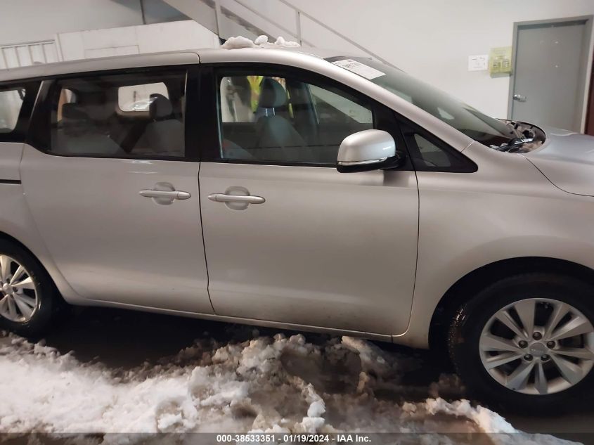 2017 KIA SEDONA L - KNDMA5C10H6284996