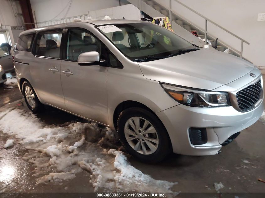 2017 KIA SEDONA L - KNDMA5C10H6284996