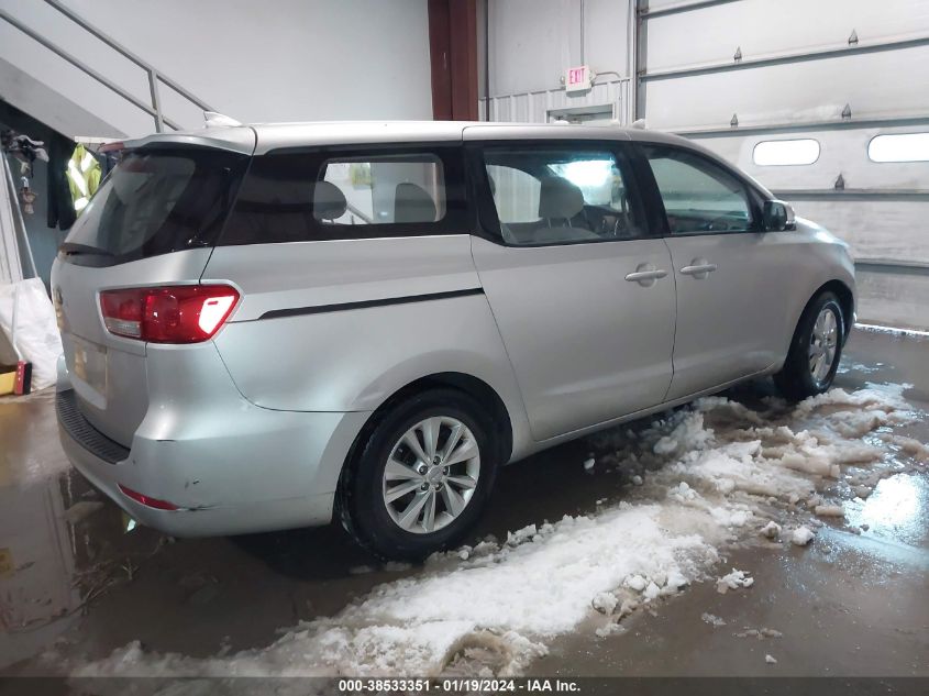 2017 KIA SEDONA L - KNDMA5C10H6284996