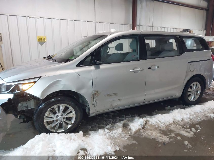 2017 KIA SEDONA L - KNDMA5C10H6284996
