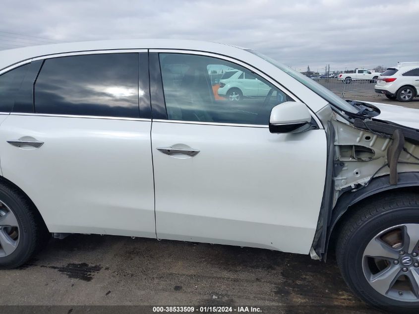 2014 ACURA MDX - 5FRYD3H22EB019896