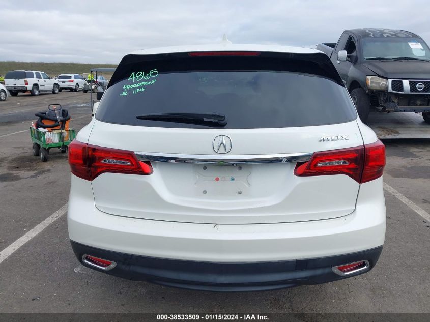 2014 ACURA MDX - 5FRYD3H22EB019896