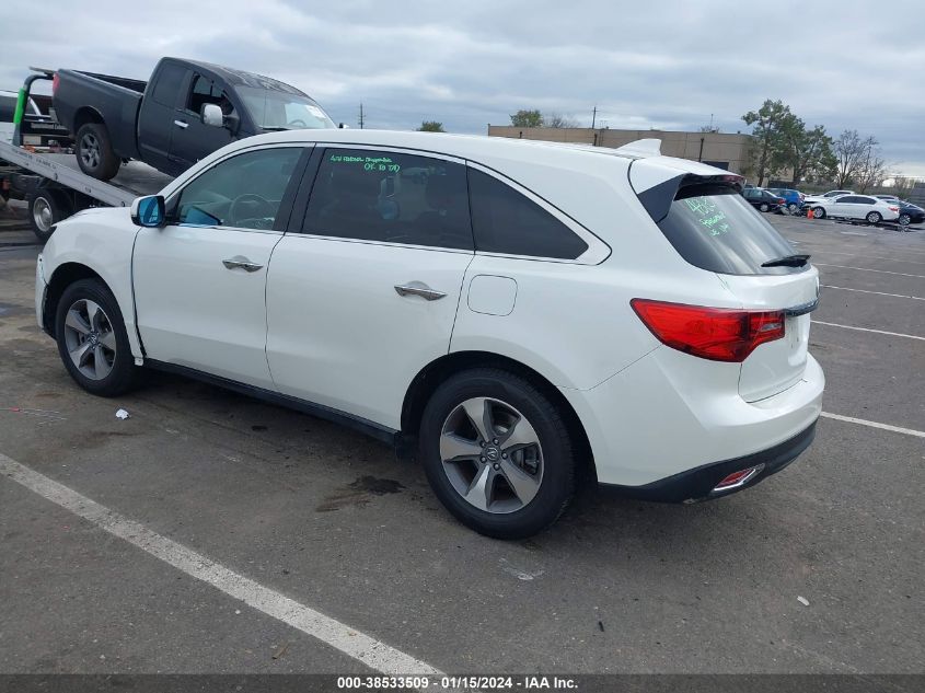 2014 ACURA MDX - 5FRYD3H22EB019896
