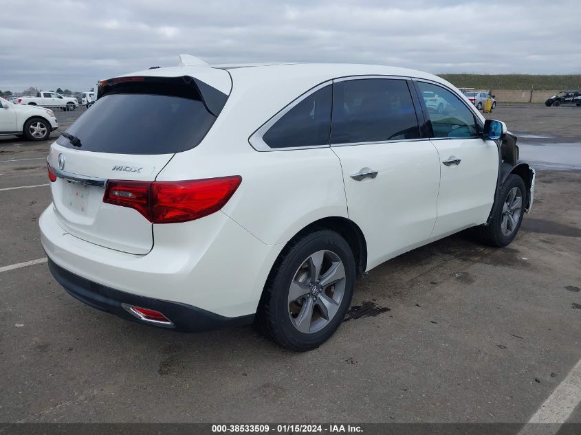 2014 ACURA MDX - 5FRYD3H22EB019896