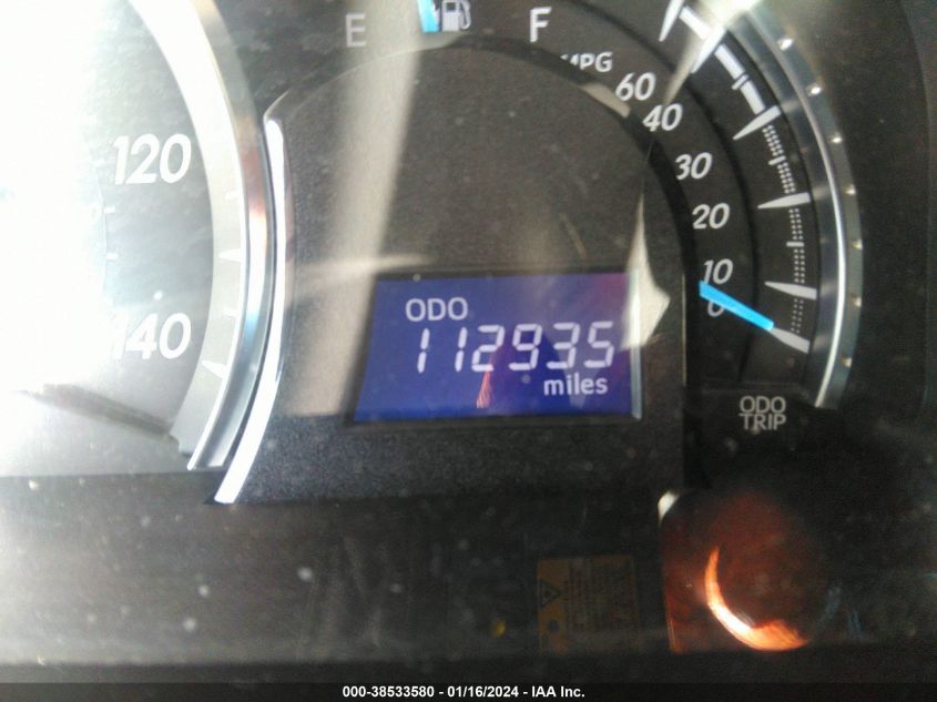 2013 TOYOTA CAMRY XLE - 4T4BF1FK9DR277140