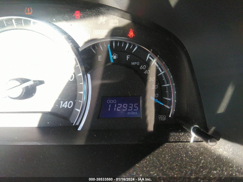 2013 TOYOTA CAMRY XLE - 4T4BF1FK9DR277140