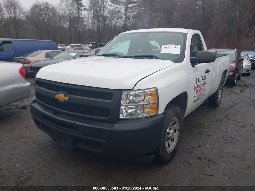 2013 CHEVROLET SILVERADO 1500 WORK TRUCK - 1GCNCPEXXDZ405957