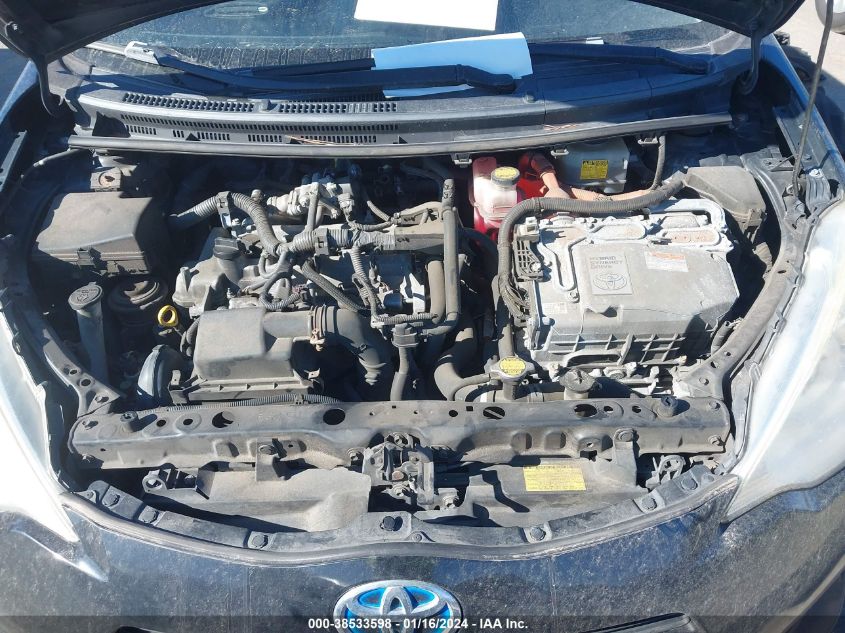 2013 TOYOTA PRIUS C - JTDKDTB38D1544400