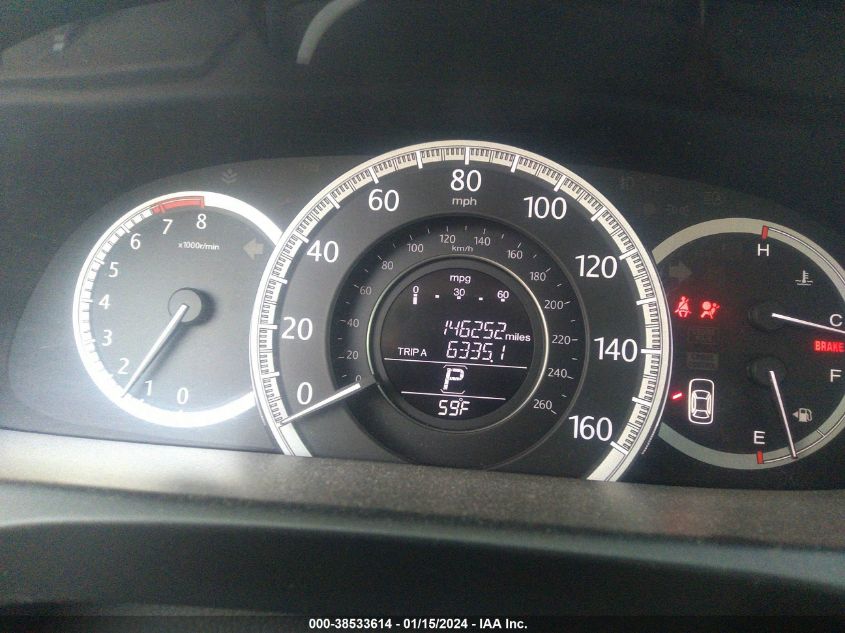 2013 HONDA ACCORD EX-L - 1HGCR2F89DA044169