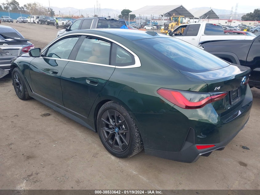 VIN WBY43AW00RFS10354 2024 BMW I4 EDRIVE35
