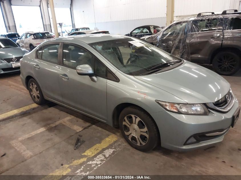 2013 HONDA CIVIC HYBRID HYBRID - 19XFB4F21DE201715