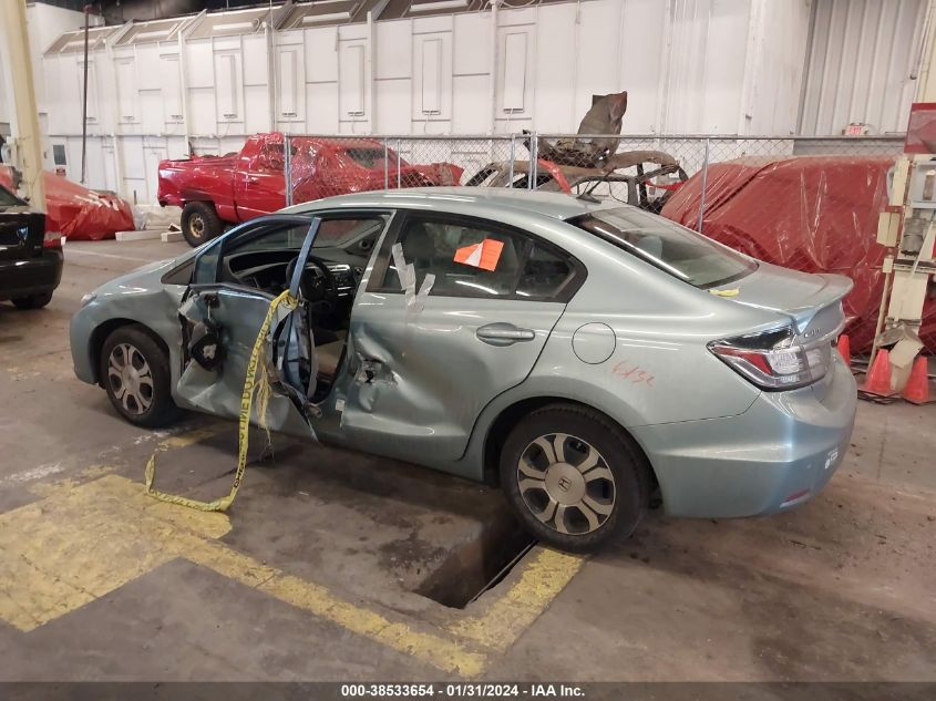 2013 HONDA CIVIC HYBRID HYBRID - 19XFB4F21DE201715