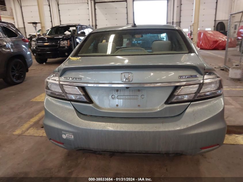 2013 HONDA CIVIC HYBRID HYBRID - 19XFB4F21DE201715