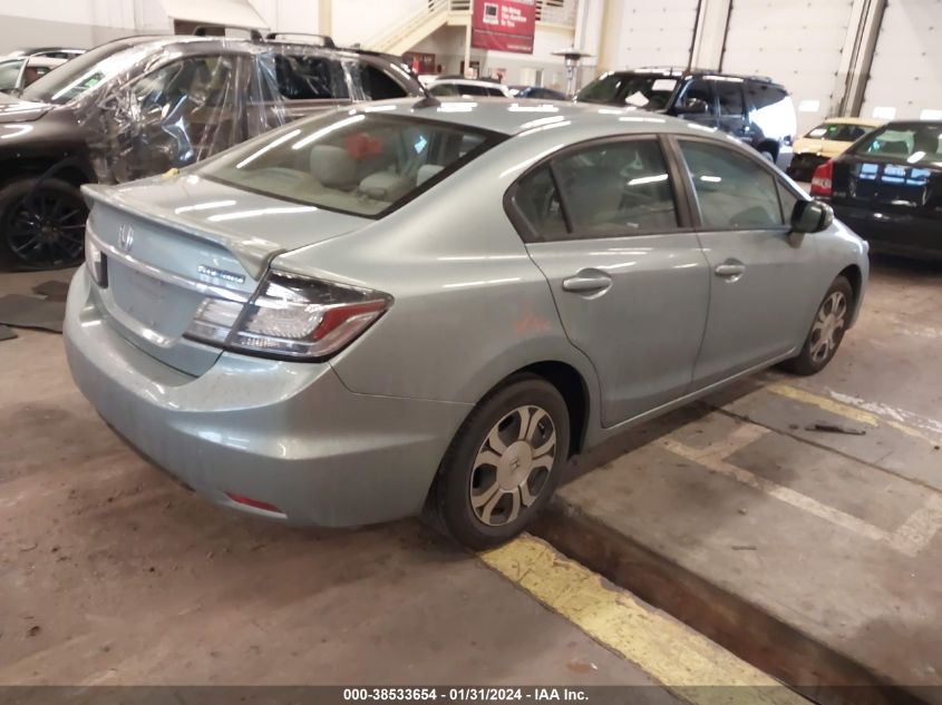 2013 HONDA CIVIC HYBRID HYBRID - 19XFB4F21DE201715