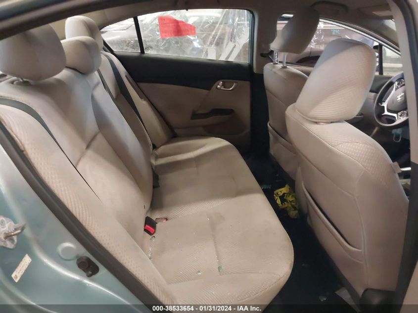 2013 HONDA CIVIC HYBRID HYBRID - 19XFB4F21DE201715