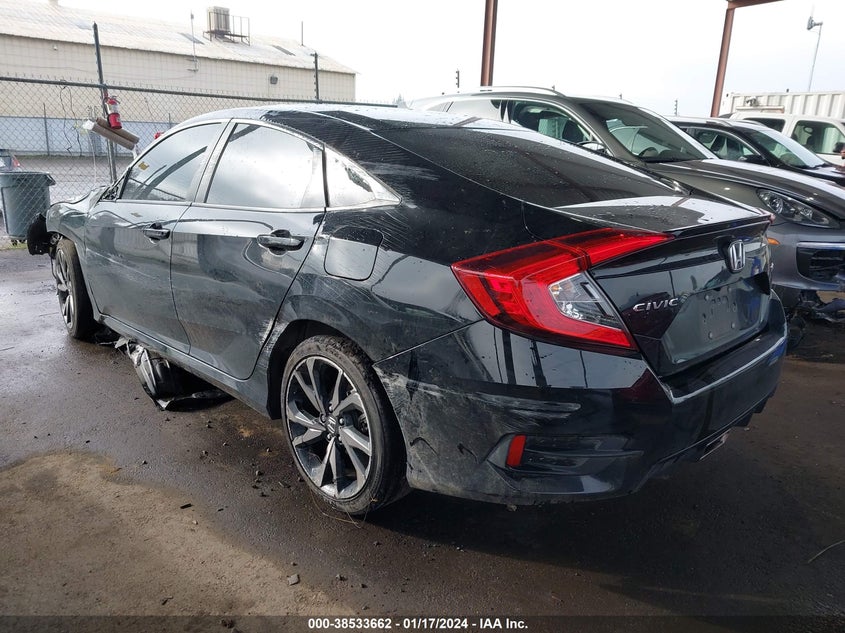 VIN 2HGFC2F89LH587309 2020 HONDA CIVIC SPORT