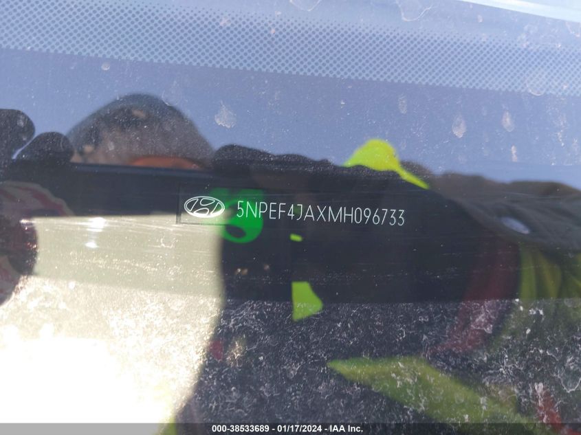 2021 HYUNDAI SONATA SEL - 5NPEF4JAXMH096733