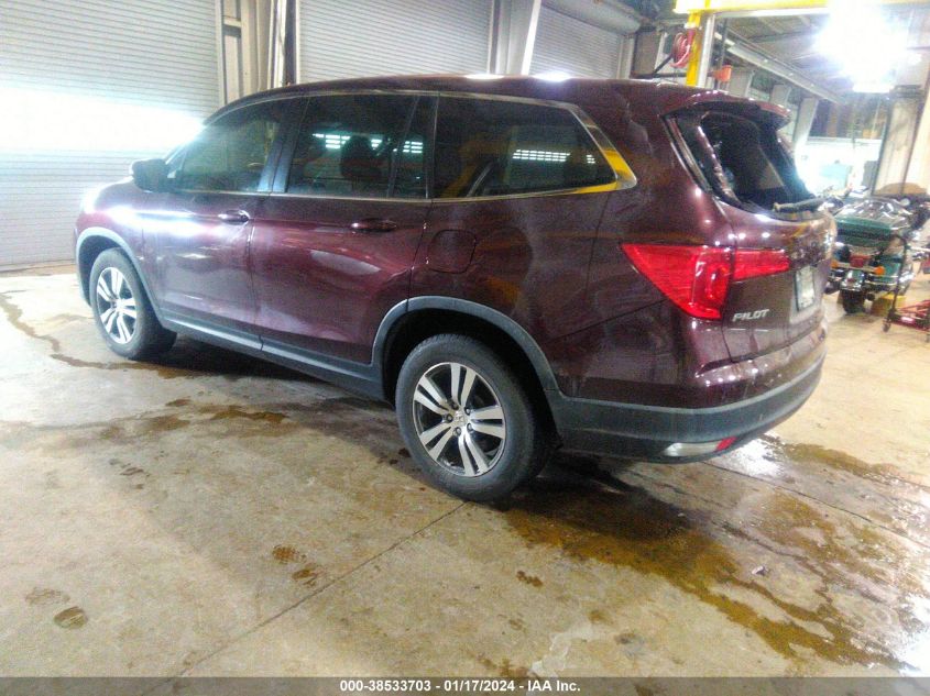 2016 HONDA PILOT EXL - 5FNYF5H58GB028297