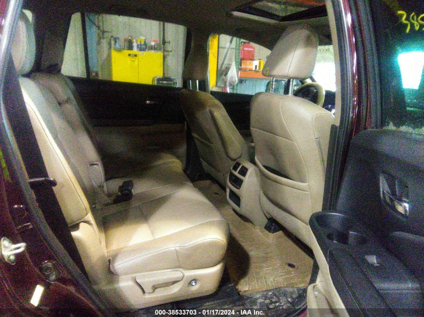 2016 HONDA PILOT EXL - 5FNYF5H58GB028297
