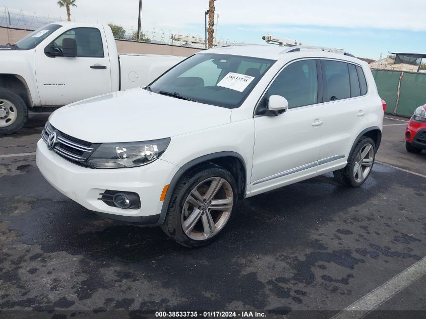 2016 VOLKSWAGEN TIGUAN R-LINE - WVGAV7AX3GW605157