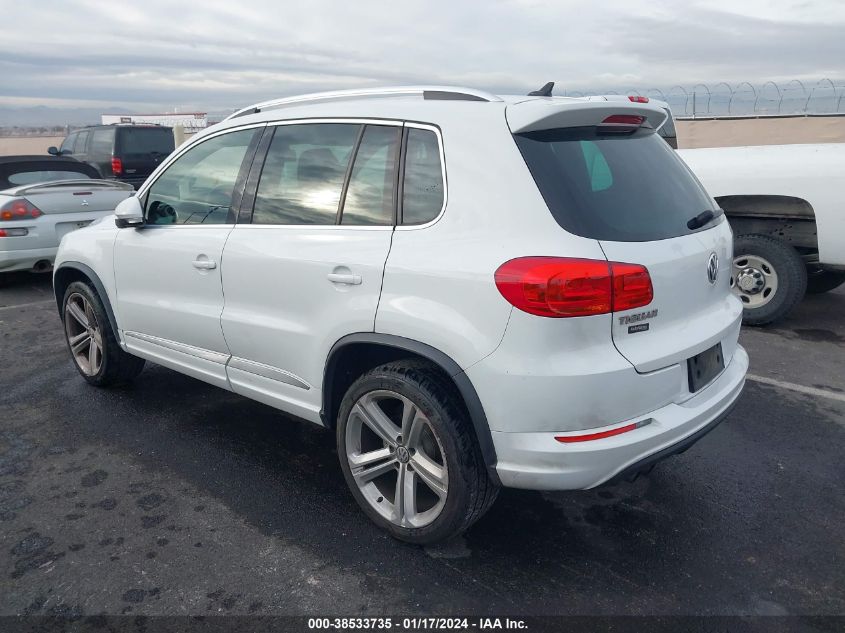 2016 VOLKSWAGEN TIGUAN R-LINE - WVGAV7AX3GW605157