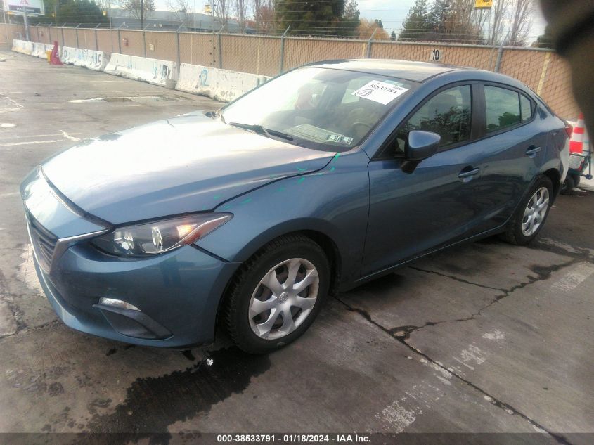 2016 MAZDA MAZDA3 I SPORT - 3MZBM1T74GM257470