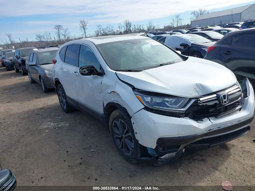 2022 HONDA CR-V AWD EX-L - 7FARW2H87NE020111