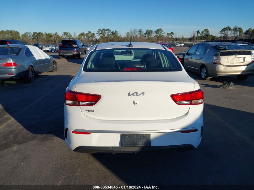 2022 KIA RIO S - 3KPA24AD4NE496586