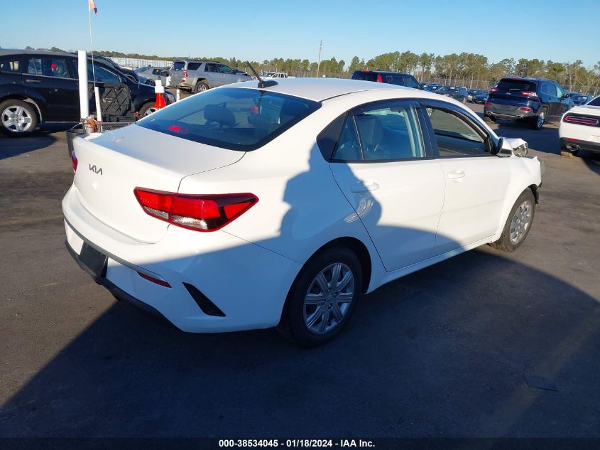 2022 KIA RIO S - 3KPA24AD4NE496586