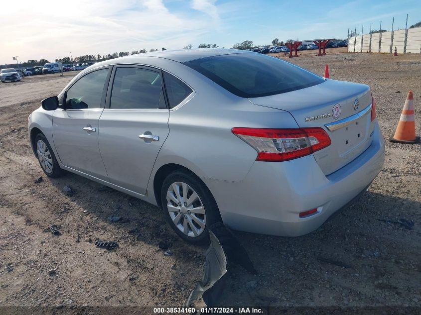 3N1AB7AP0EL671023 | 2014 NISSAN SENTRA